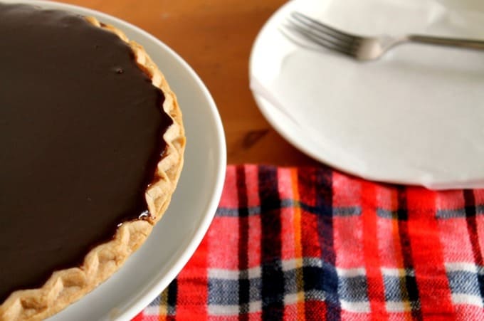 Chocolate Ganache Pumpkin Pie from Fry Sauce and Grits