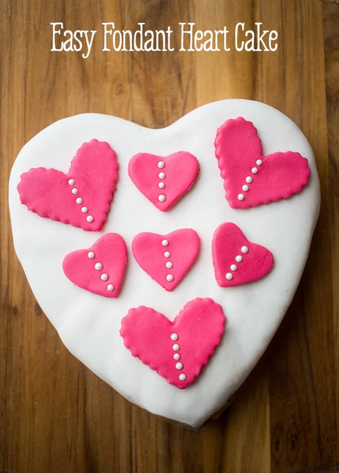 Easy-fondant-heart-cake from Sweet Cs Designs