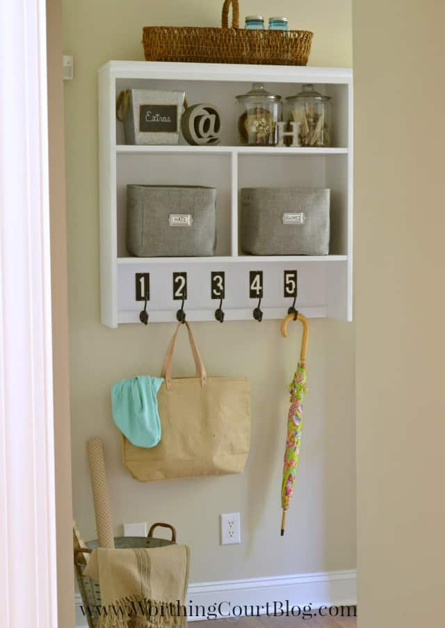 DIY Mudroom Dropzone from Worthing Court