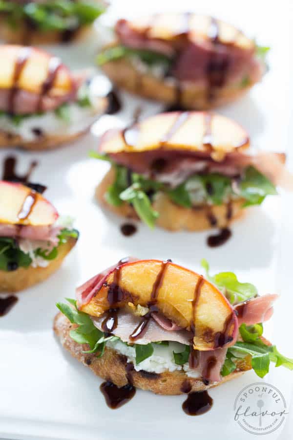 Grilled-Peach-Crostini from Spoonful of Flavor