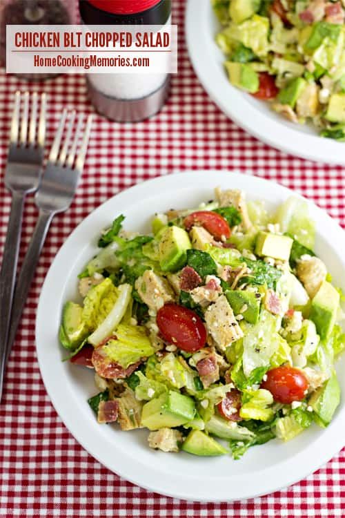 Chicken-BLT-Chopped-Salad from Home Cooking Memories