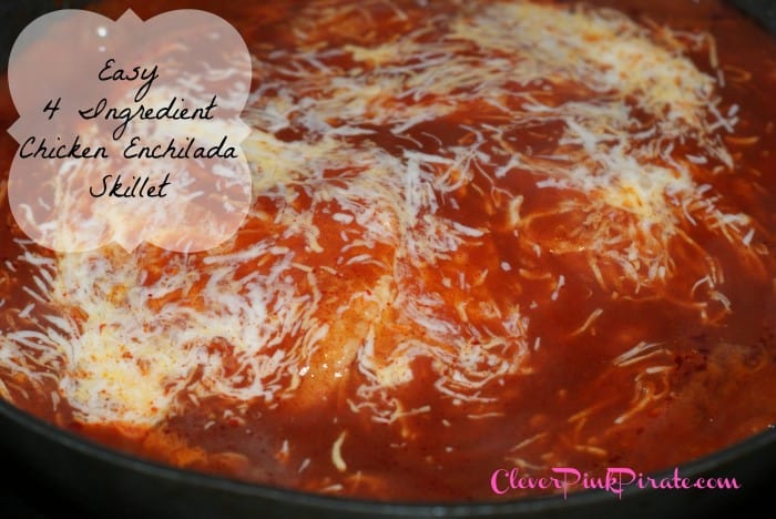 Chicken Enchilada Skillet from Clever Pink Pirate