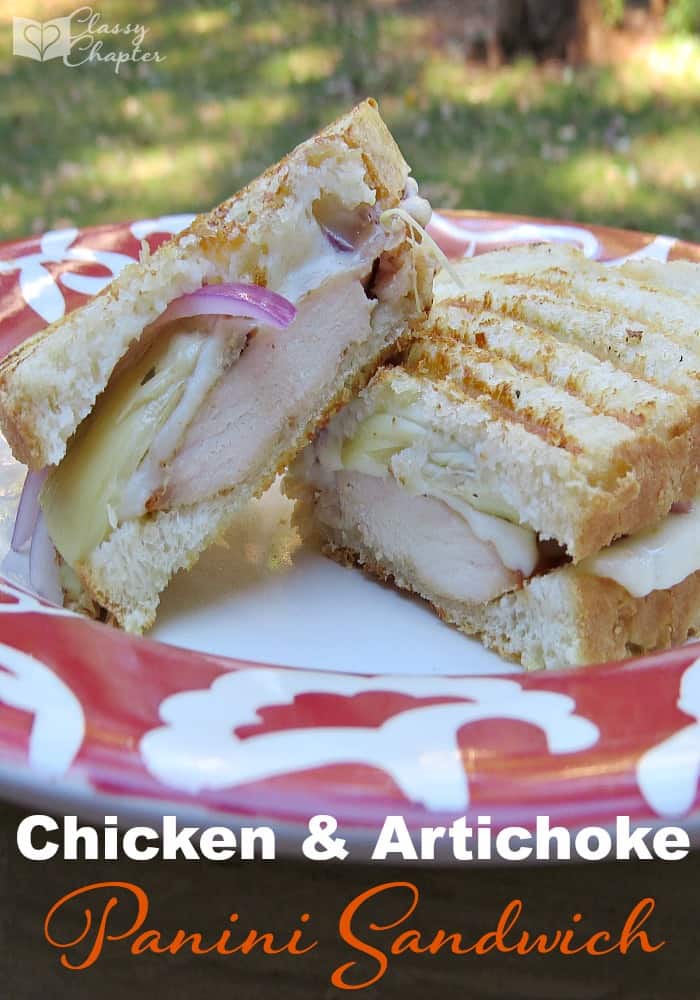 Chicken Panini Sandwich from The Classy Chapter