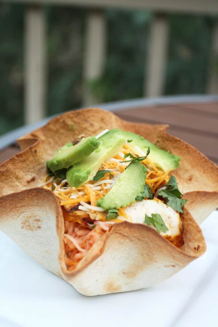 Chicken Taco Salad from The Classy Chapter