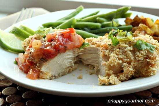 Crunchy-Mexican-Tortilla-Chicken from Snappy Gourmet