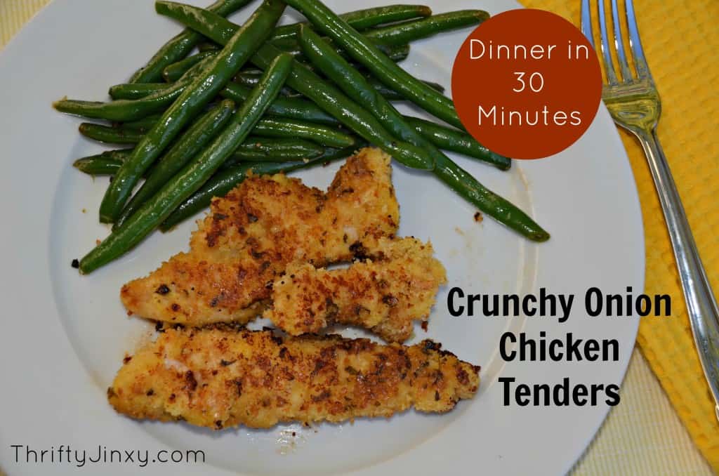 Crunchy-Onion-Chicken-Tenders from Thrifty Jinxy