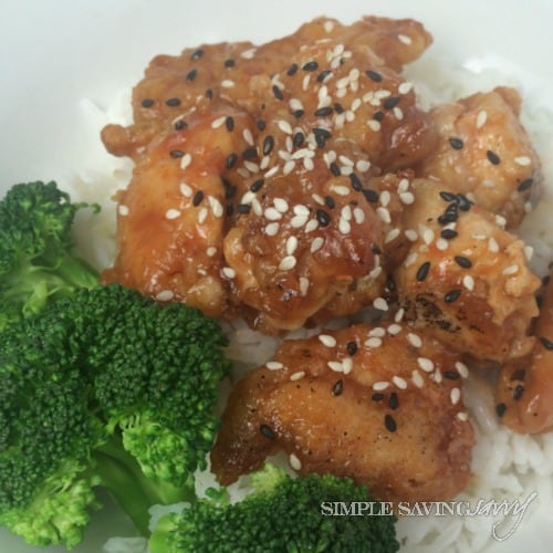 Healthier Sweet and Sour Chicken from Simple Saving Savvy
