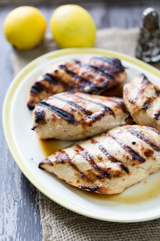 Lemon-Grilled-Chicken-Breasts from Sidewalk Shoes