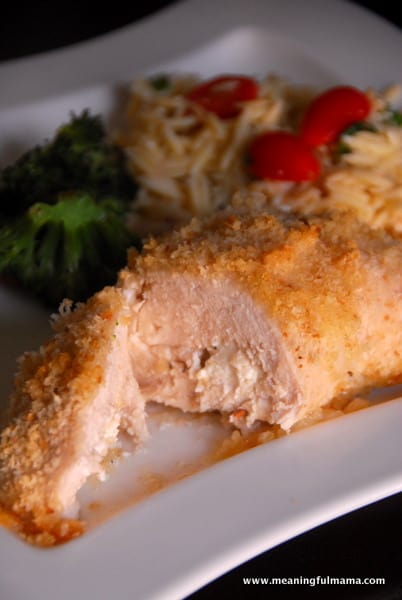 Rosemary Goat Cheese Stuffed Chicken from Meaningful Mama