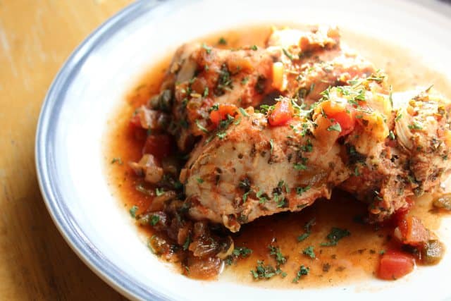 Slow Cooker Salsa Chicken from Strength and Sunshine