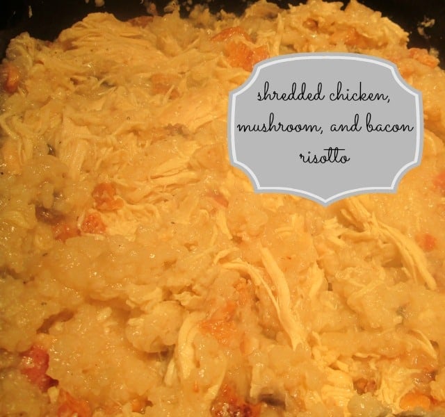 Slow Cooker Shredded Chicken Risotto from Just Another Mom