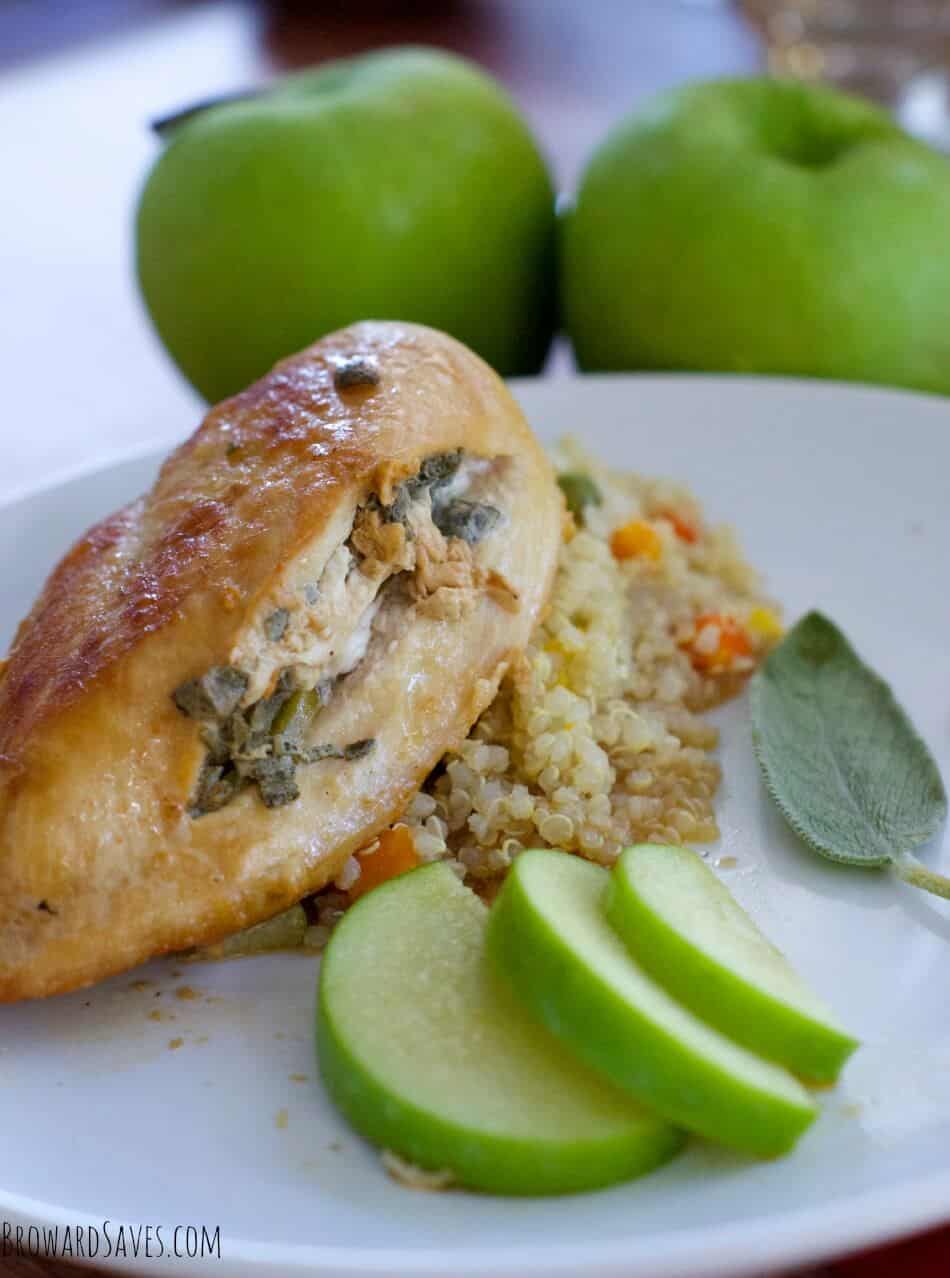 apple-sage-chicken-breast-recipe from Living Sweet Moments
