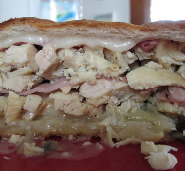 chicken-cordon-bleu-pizza-bread from Just Another Mom