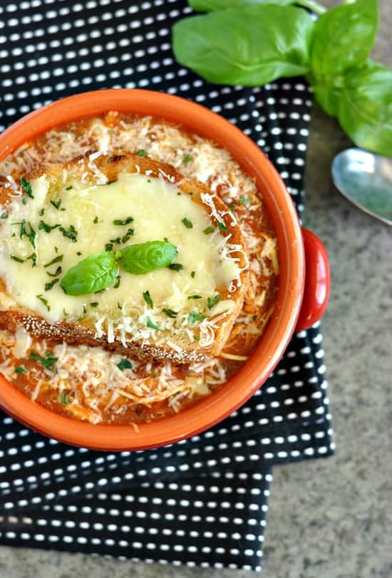 chicken-parmesan-soup from Peas and Crayons