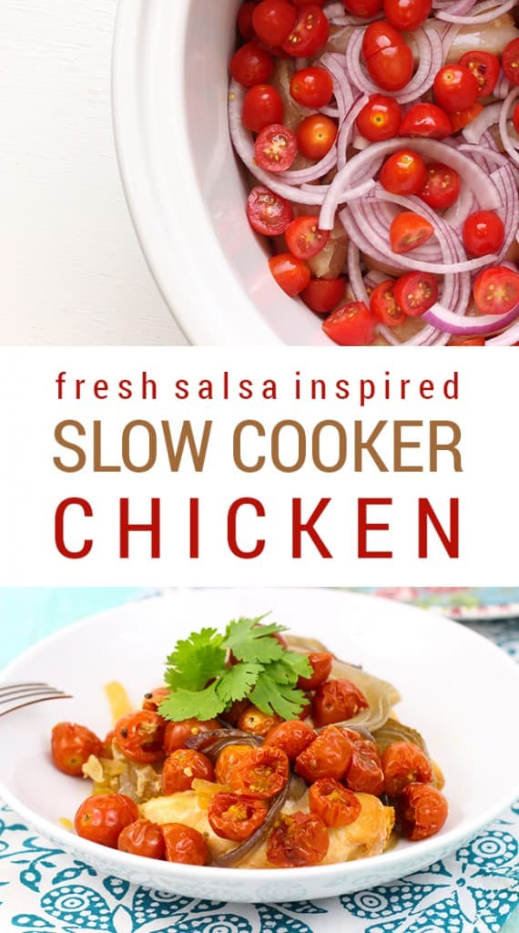 fresh-salsa-slow-cooker-chicken from Homemaking Hacks