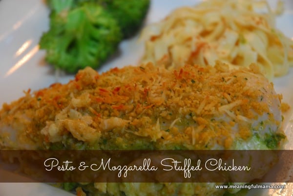 pesto-stuffed-chicken-mozzarella from Meaningful Mama