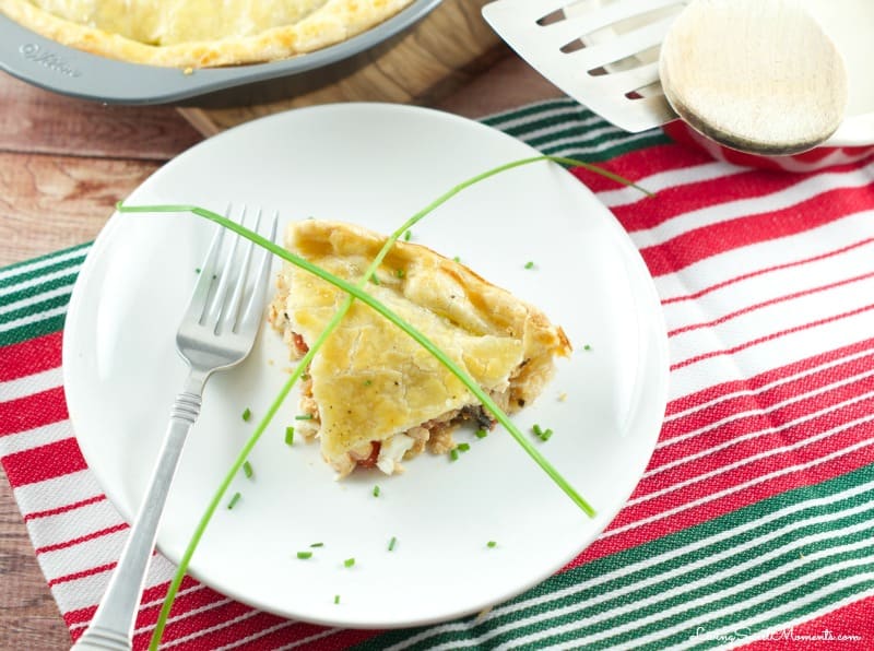 ricotta-chicken-pie-recipe from Living Sweet Moments