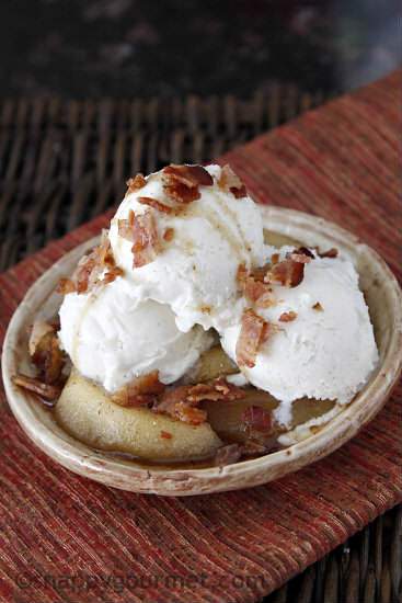 Bacon-Apples-Foster-Recipe from Snappy Gourmet