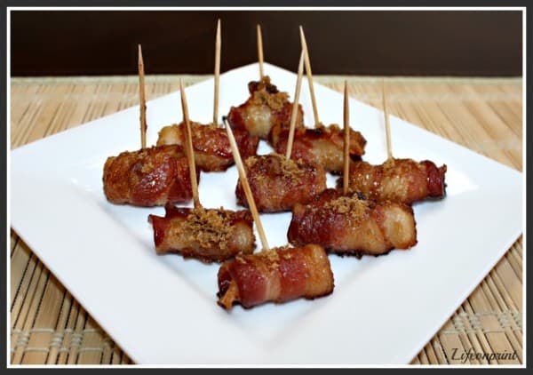 Bacon Wrapped Water Chestnuts from Sweep Tight