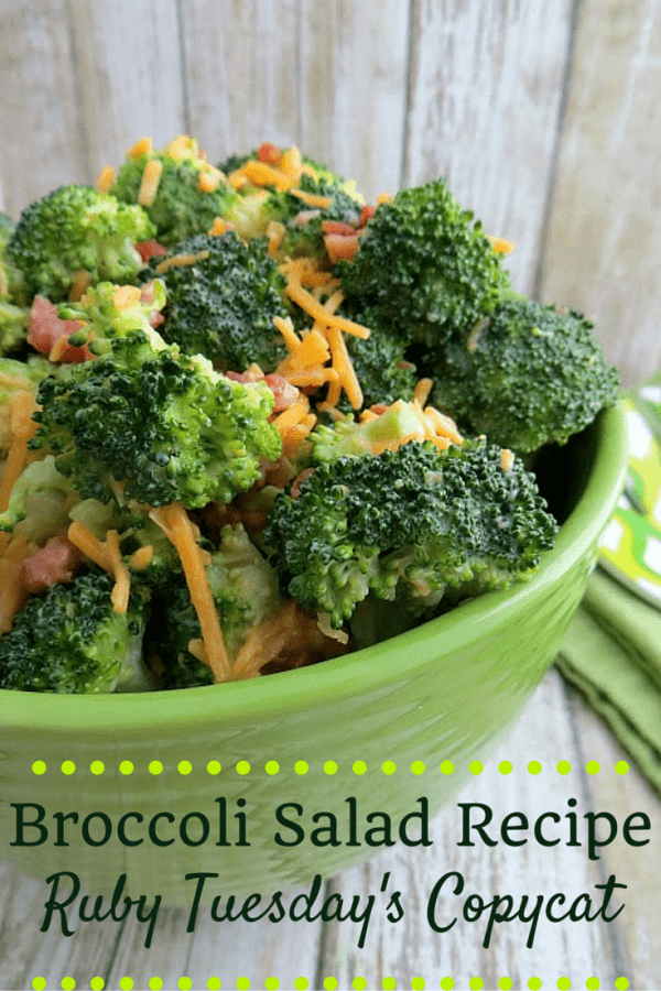 Broccoli Salad with Bacon from Sweep Tight