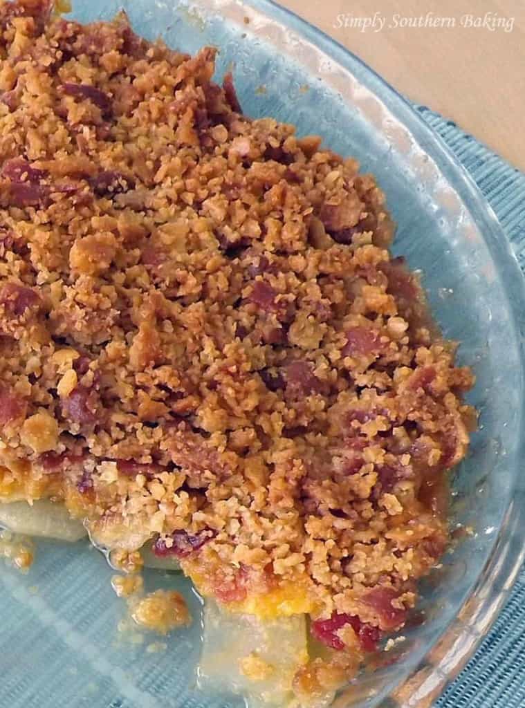 Cheddar-Apple-Bacon-Crisp from Simply Southern Baking