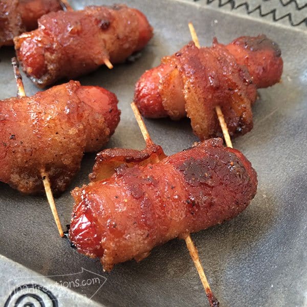 Maple Bacon Smokie Bites from 100 DIrections