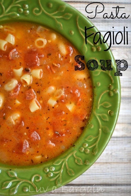 Pasta-Fagioli-Soup with Bacon from To Simply Inspire