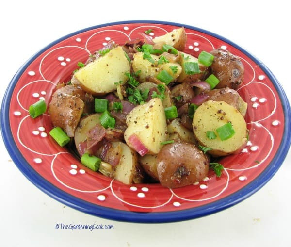 Tuscan Bacon Potato Salad from The Gardening Cook