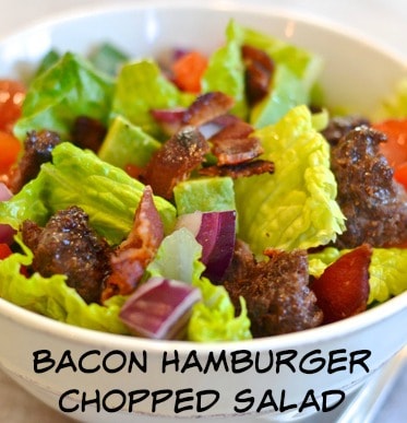 Bacon-Hamburger-Chopped-Salad from Making of a Mom