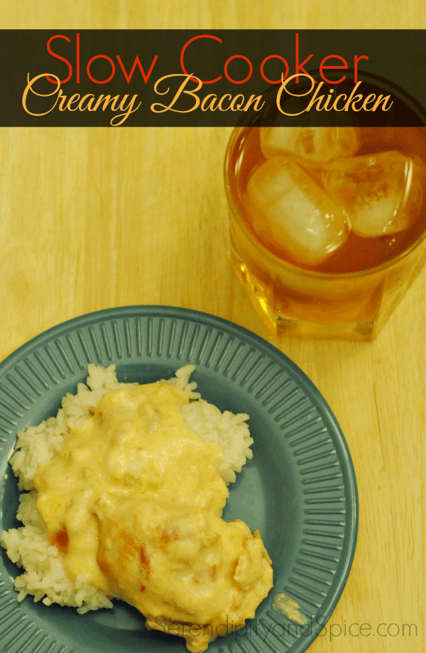 slow-cooker-creamy-bacon-chicken-recipe from Serendipity and Spice