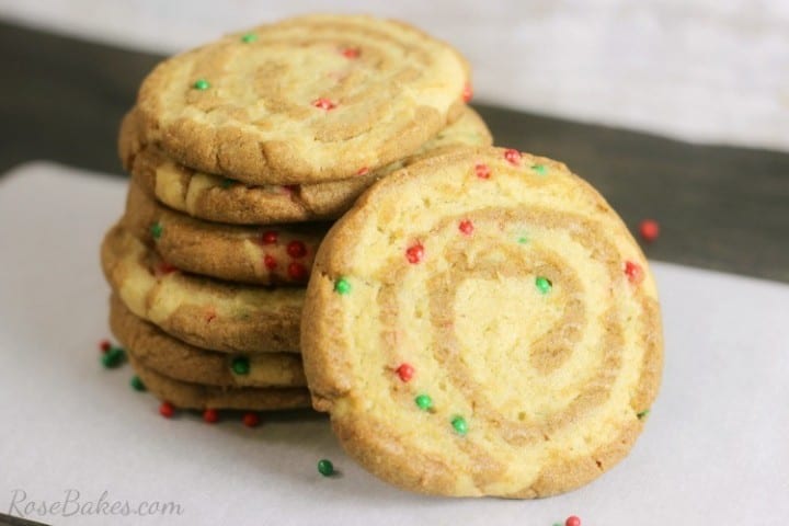 Gingerbread-Sugar-Cookie-Pinwheels from Rose Bakes