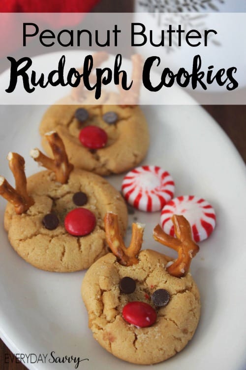 peanut-butter-rudolph-cookies from Everyday Savvy