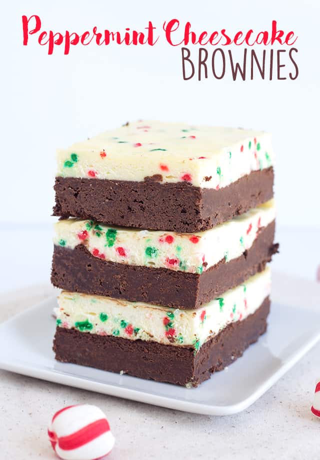 peppermint-cheesecake-brownies from Cookie Dough and Oven Mitt